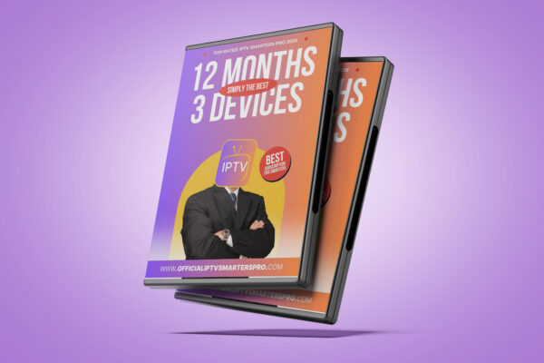 12 MONTHS 3 DEVICES - IPTV SMARTERS PRO SUBSCRIPTION