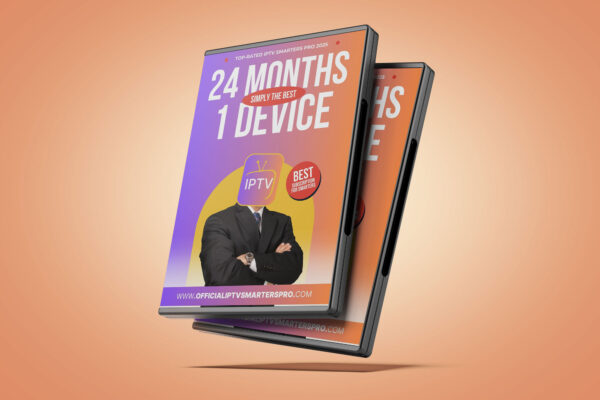 24 MONTHS 1 DEVICE - IPTV SMARTERS PRO SUBSCRIPTION