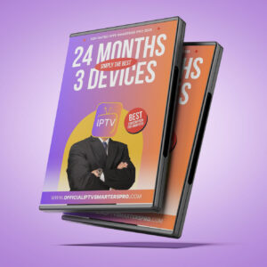 24 MONTHS 3 DEVICES - IPTV SMARTERS PRO SUBSCRIPTION