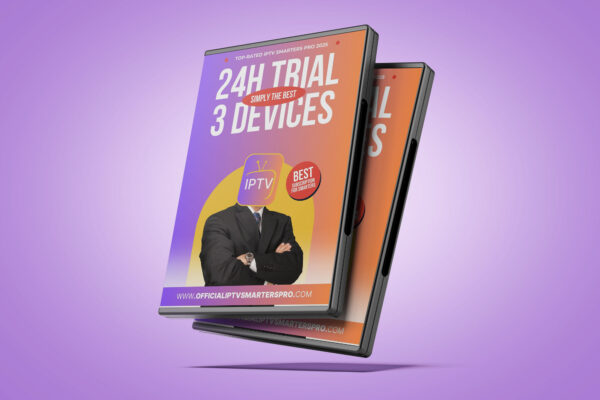 24H TRIAL 3 DEVICES - IPTV SMARTERS PRO SUBSCRIPTION