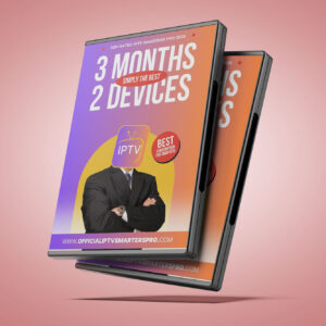 3 MONTHS 2 DEVICES - IPTV SMARTERS PRO SUBSCRIPTION