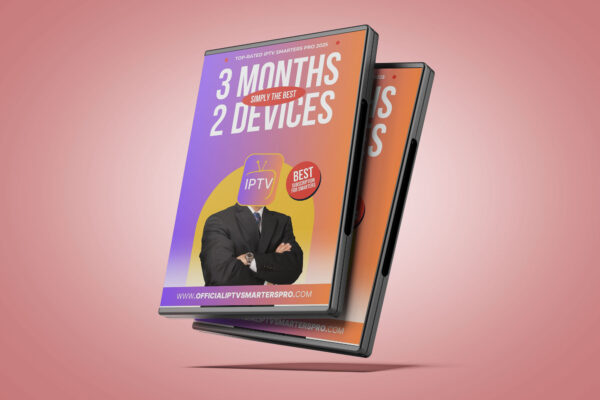 3 MONTHS 2 DEVICES - IPTV SMARTERS PRO SUBSCRIPTION
