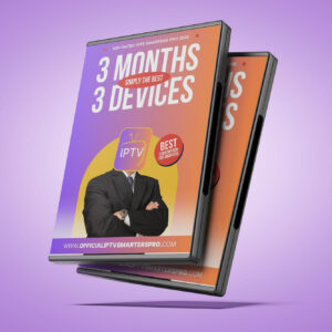 3 MONTHS 3 DEVICES - IPTV SMARTERS PRO SUBSCRIPTION